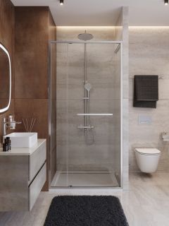 Душевая дверь CEZARES LUX-B-FS-11-100-C-CR хром